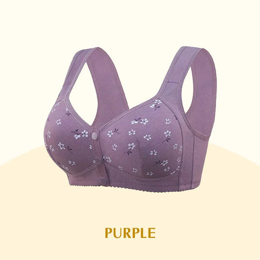 New Anti Sagging Front Open Cooling Cotton Bra