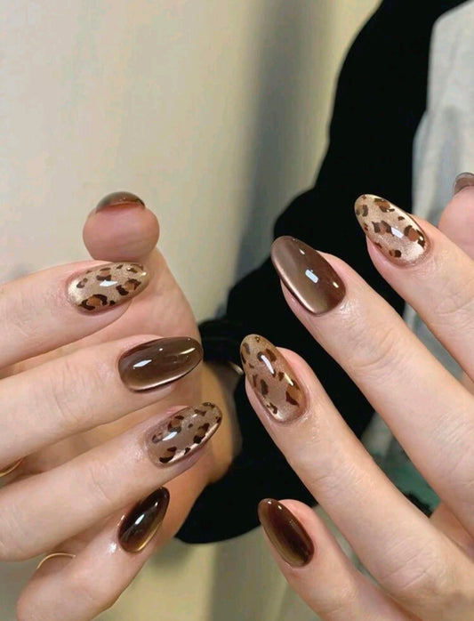 Viral cateye High Quality Reusable Presson Nails